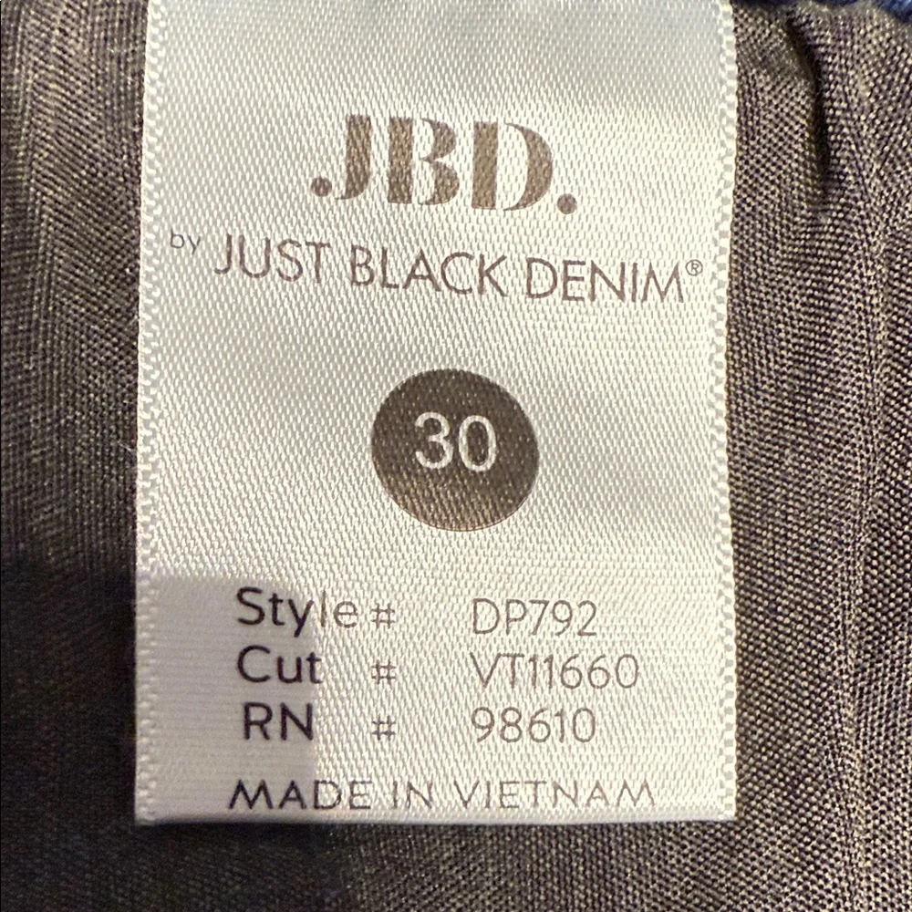 JBD Just Black Denim Women’s‎ 30 High Rise Straight Jeans Dark Wash stretch wide